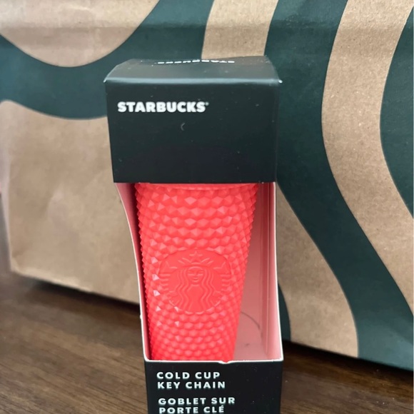 ⭐️ Starbucks new Dragon fruit key chain ⭐️DISCOUNTED SHIPPING ⭐️ - Picture 2 of 5